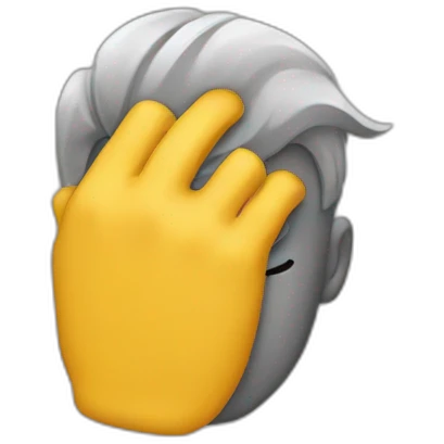 facepalm emoji