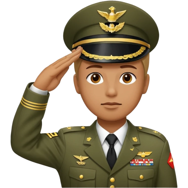 military salute emoji