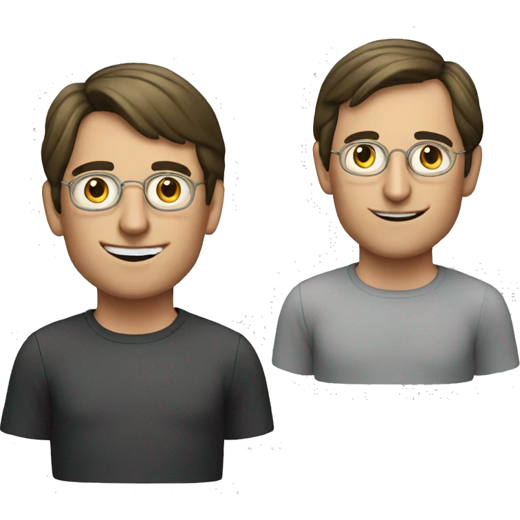 young Steve jobs emoji