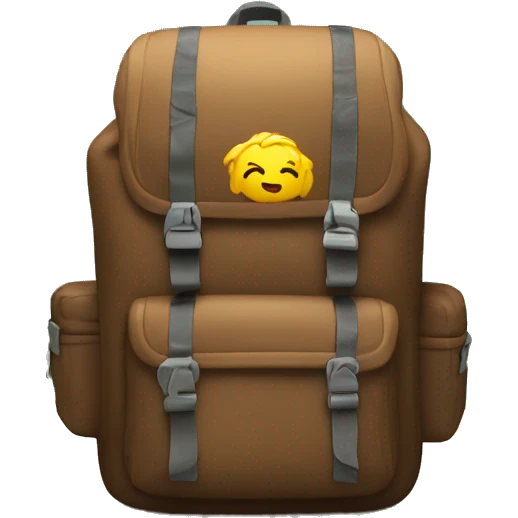 backpack for hike emoji