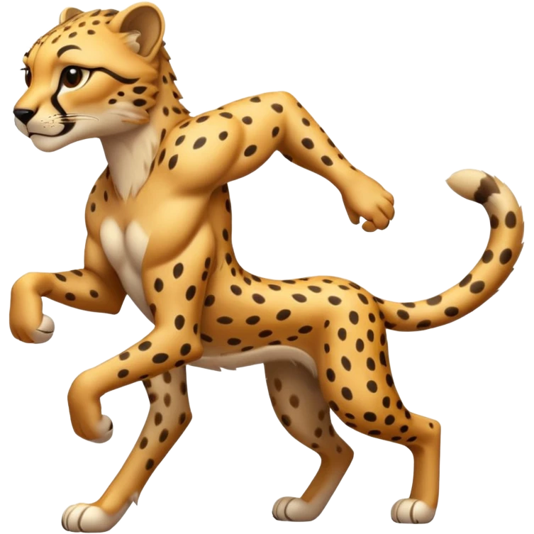 fast aggressive running sheetah  emoji