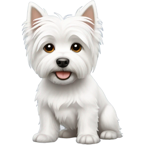 white west highland terrier small dog emoji