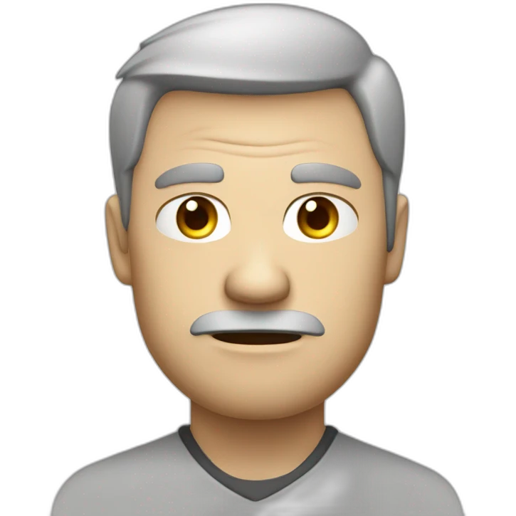 white-man-hr-manager-crossed-arms-angry profile in profile emoji