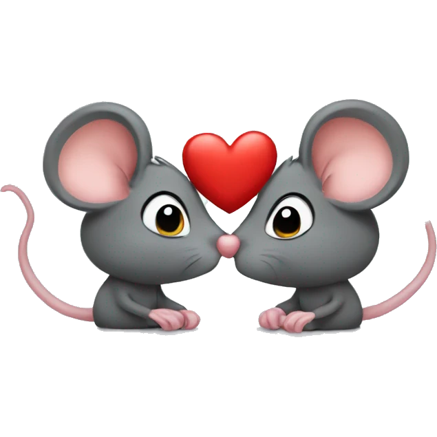 Mouse’s kissing emoji