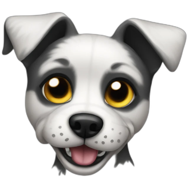 cute misfits punk dog emoji