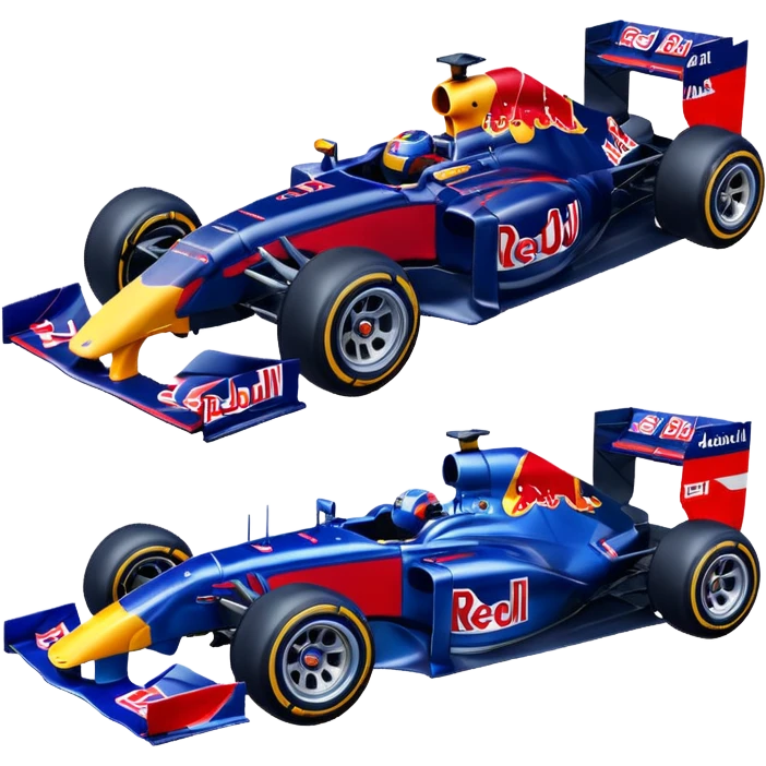 Red Bull F1 car driving emote emoji
