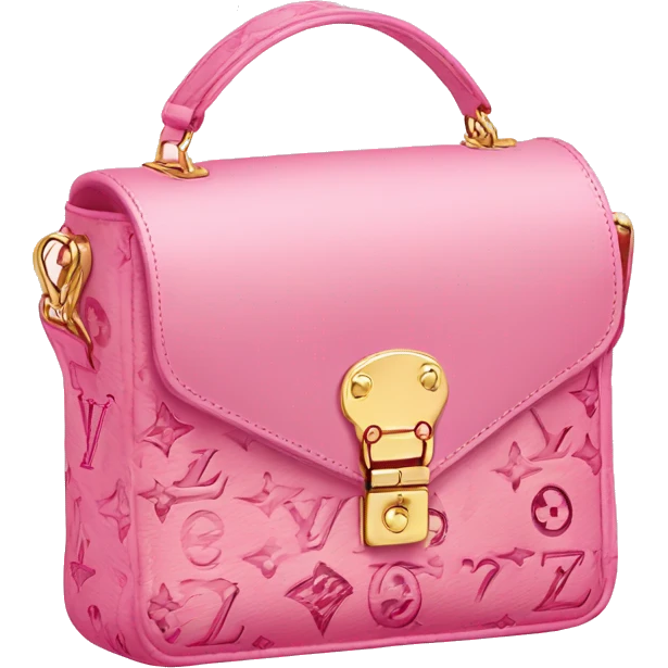 Pink Louis Vuitton crossbody  emoji