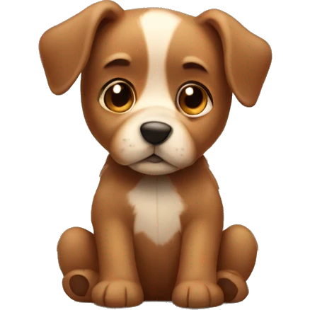 Puppy + teddy bear emoji