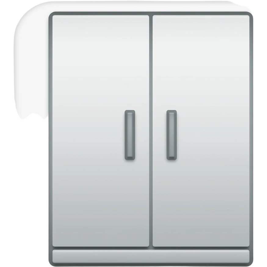 wardrobe logo light grey emoji