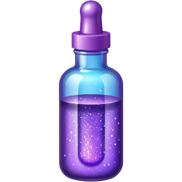 glitter purple medicine emoji