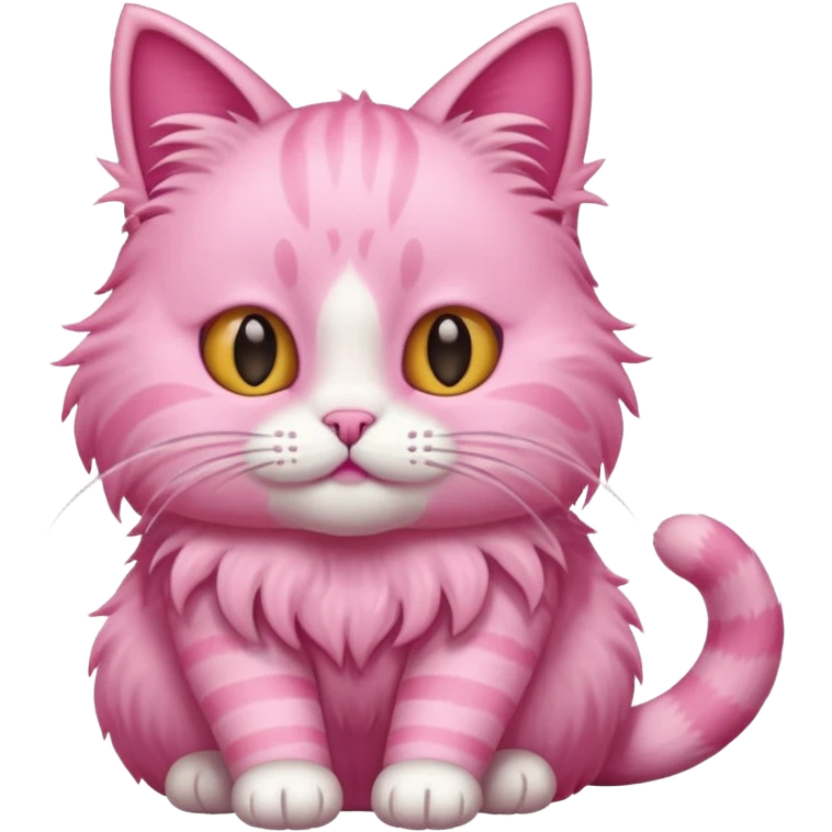 Pink cat emoji