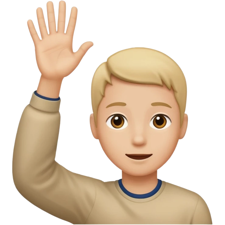 Raising Hand emoji