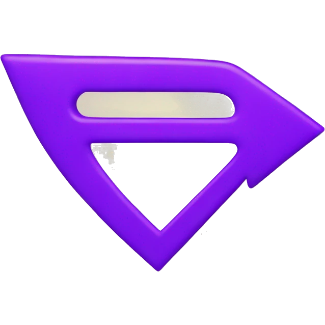 purple arrow which says "progress" underneath emoji