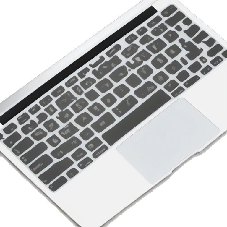 white MacBook emoji