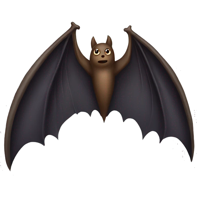 large bat wings emoji