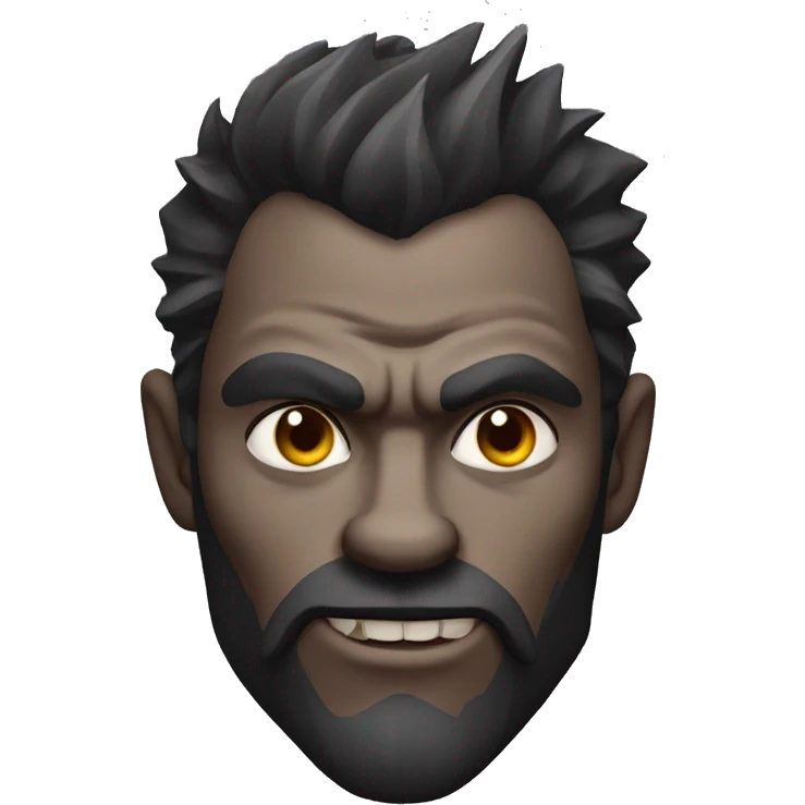 werewolf with a sharp jaw line emoji
