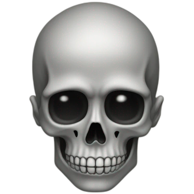 Tête de mort emoji