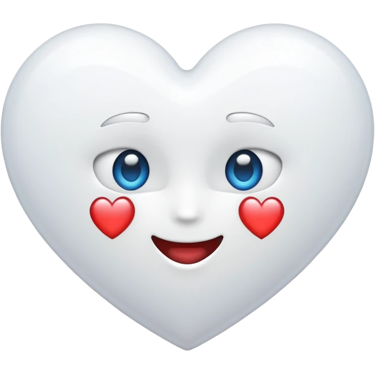 U with white heart emoji