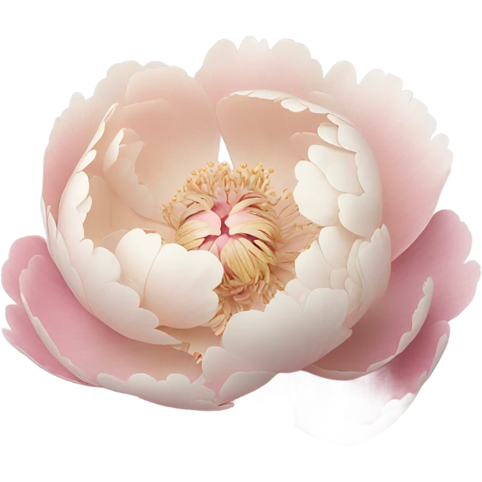 Pivoine flower emoji