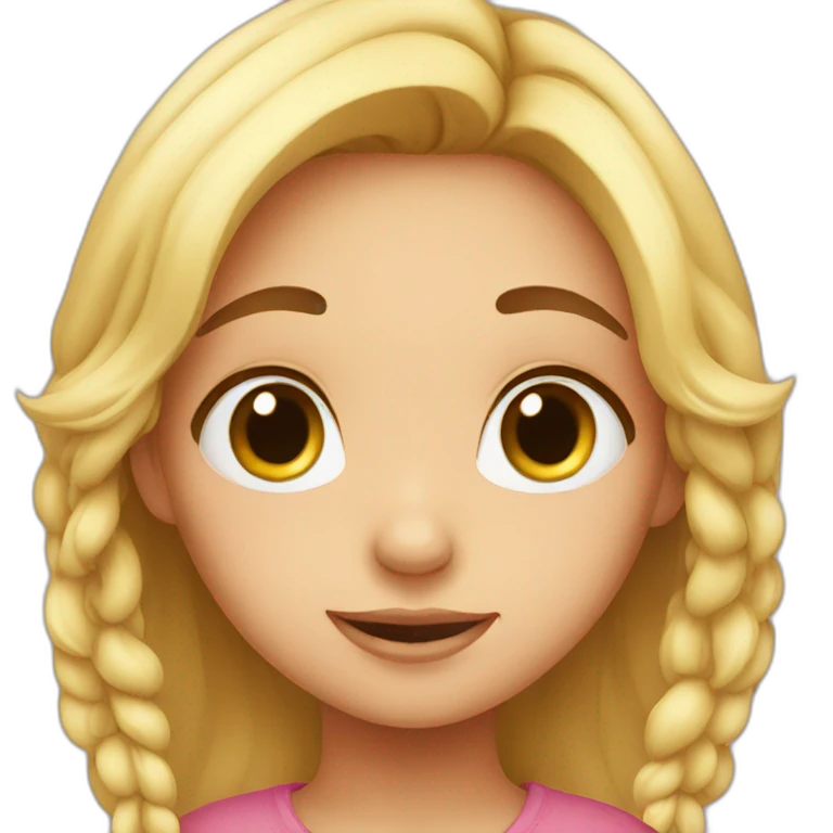 Cute girl emoji