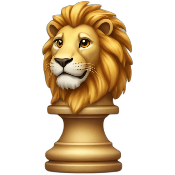 lion chess piece emoji