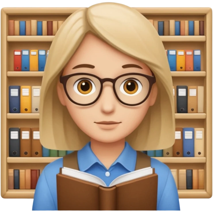 Beige bookshop emoji