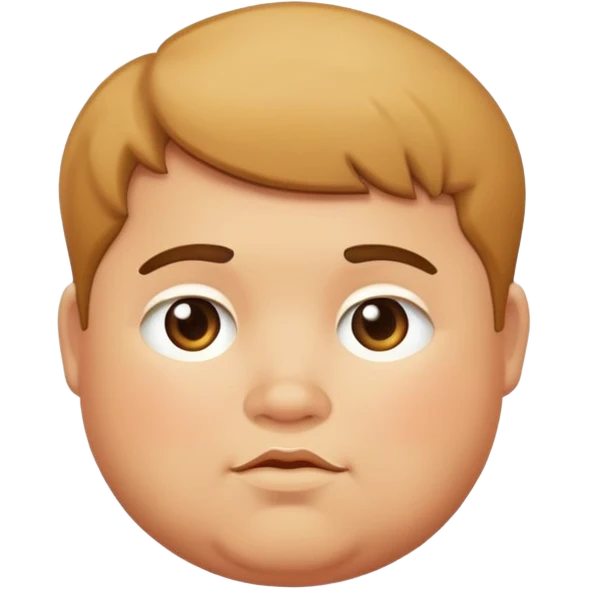 fat carmel toned boy  emoji