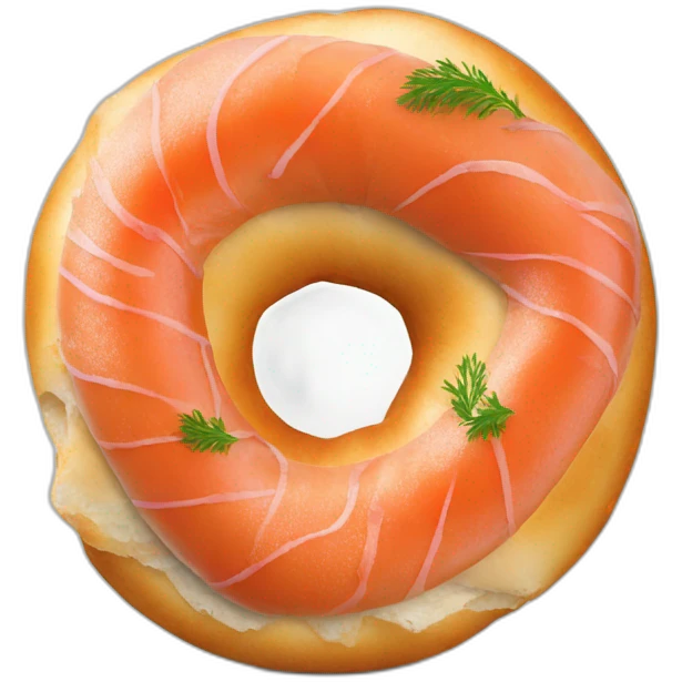bagel with lox emoji