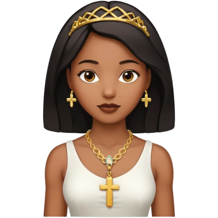 woman of God (black girl, super feminine and pretty) emoji