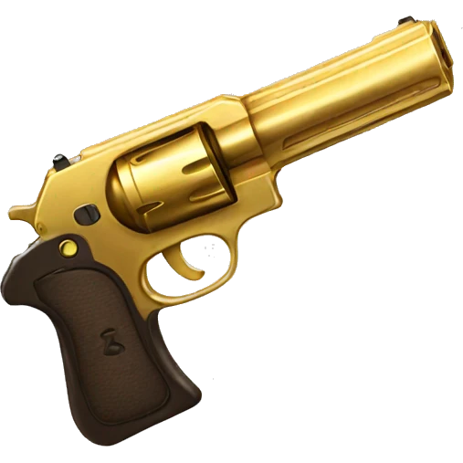 Golden gun emoji