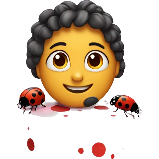 Happy birthday ladybug emoji