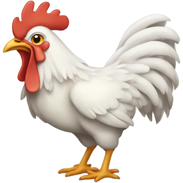 Sick chicken  emoji