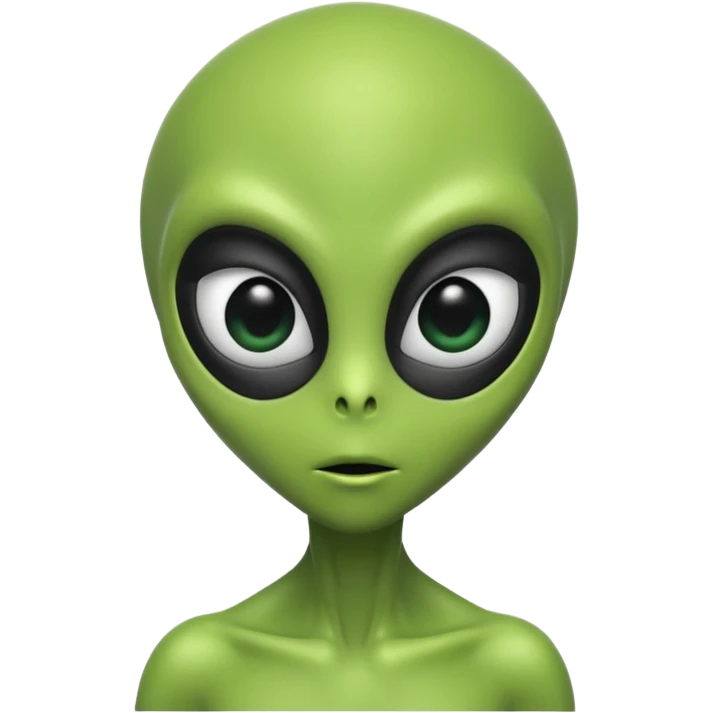 green alien emoji