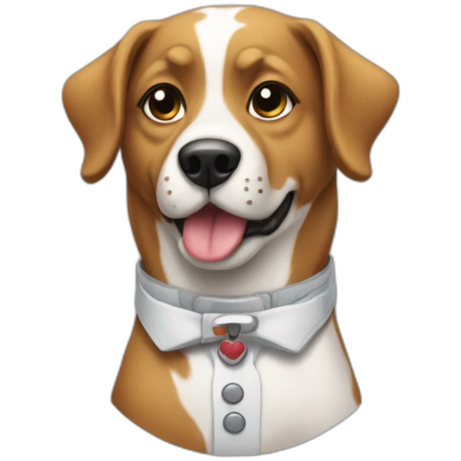 barber dog emoji