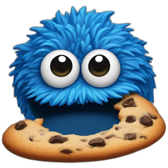 Cookie monster emoji