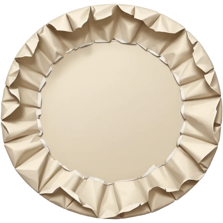 crumpled paper circle emoji