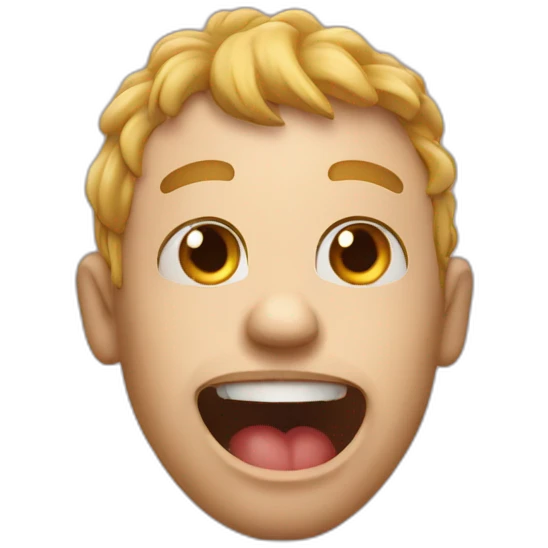 retarded person happy emoji
