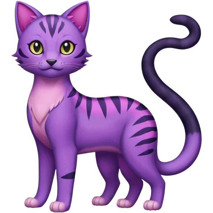 Purrloin-Amoongus-Liepard-fusion (full body) emoji
