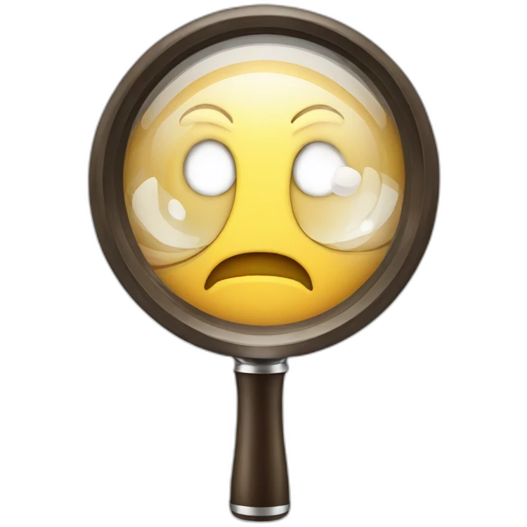 Magnifying glass emoji