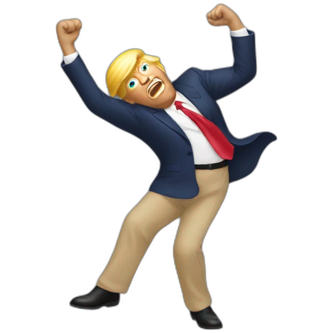 Donald Trump qui danse emoji