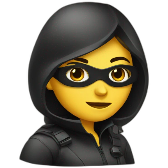 Spy girl emoji