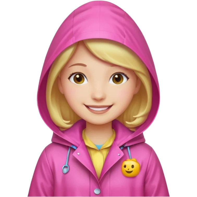 girl in pink rain coat



 emoji