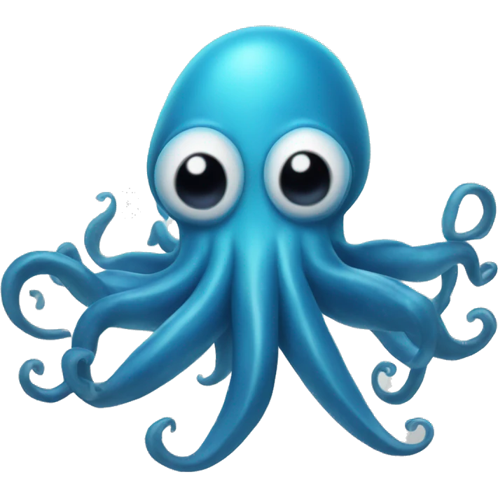 blue squid emoji