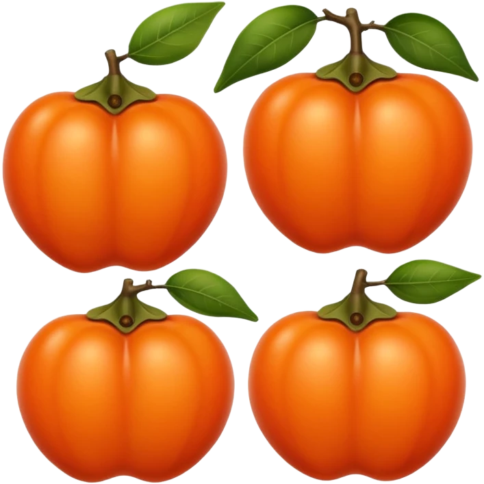 persimmon emoji