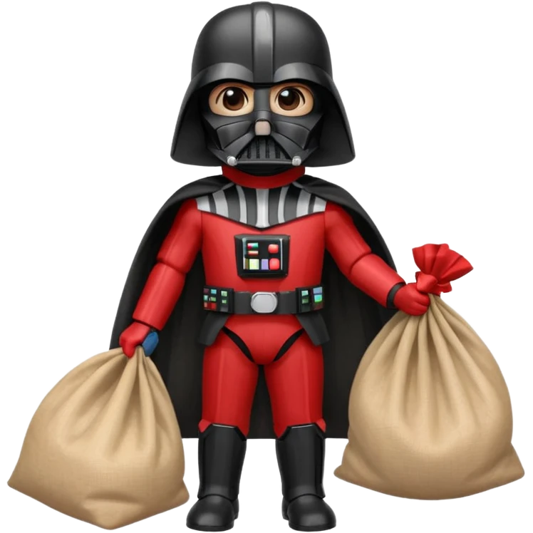 darth vader santa emoji