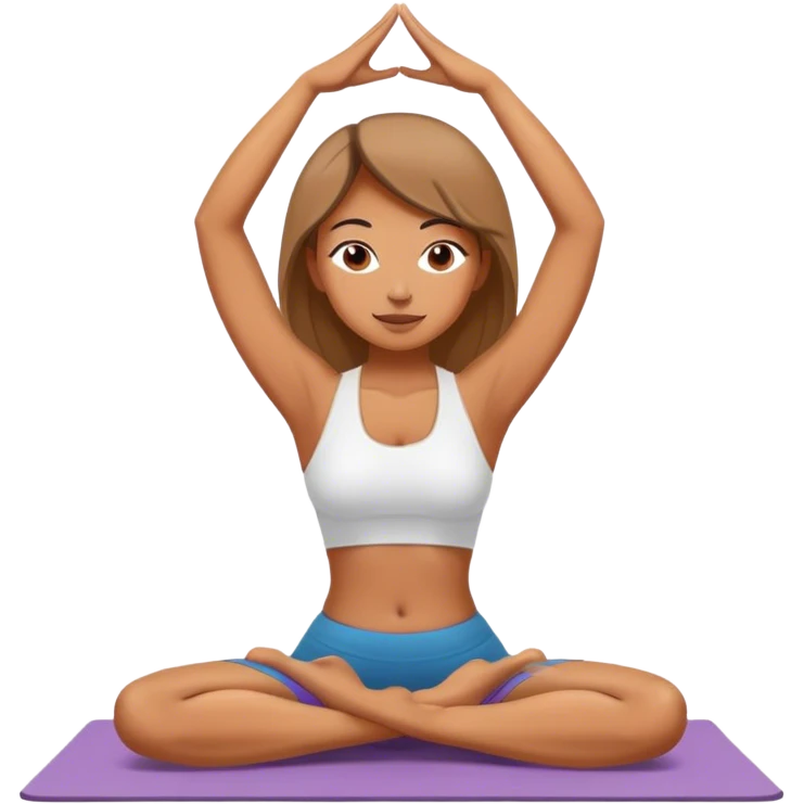 yoga woman emoji