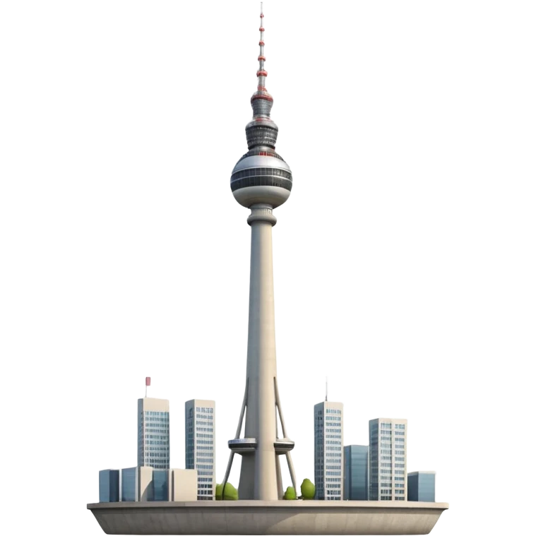 berlin television tower emoji