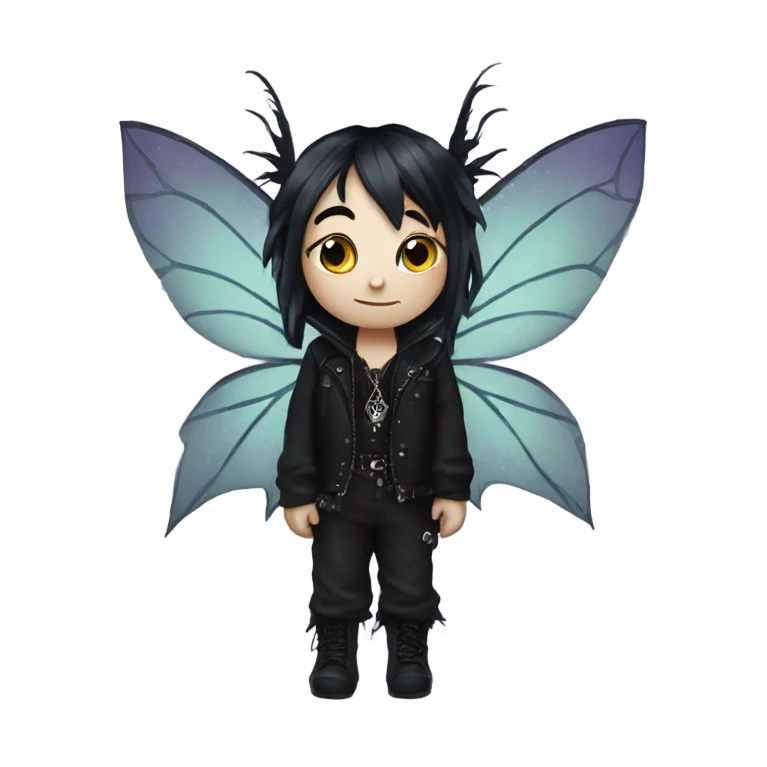 Goth faerie emoji