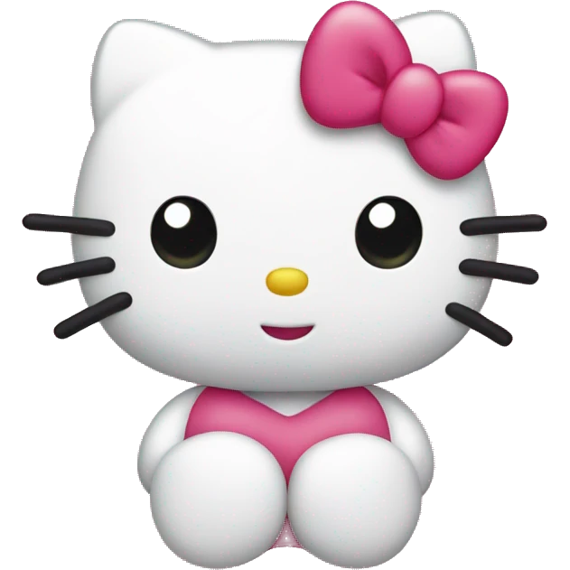 hello kitty heart emoji