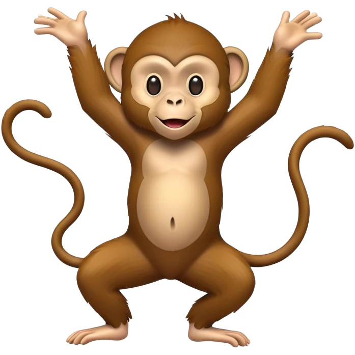 Dancing monkey emoji
